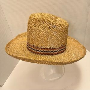 Vintage Resistol Stagecoach Straw Cowboy Hat Size 6-3/4